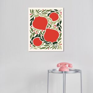 Wynwood Studio Canvas Holiday and Seasonal December Ornaments Sage Red Modern & Contemporary Wall Art Canvas Print Red 16 x 20 Wynwood Studio Canvas Holiday and Seasonal December Ornaments Sage Red Modern & Contemporary Wall Art Canvas Print Red 16 x 20