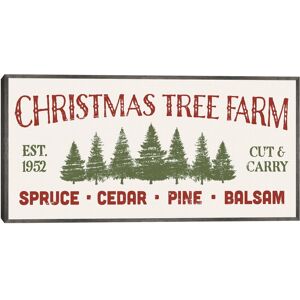Masterpiece Art Gallery Christmas Farm Sign Collection D by Victoria Barnes - Color Steel Frame Wall Art -17x34 Multi Large Masterpiece Art Gallery Christmas Farm Sign Collection D by Victoria Barnes - Color Steel Frame Wall Art -17x34 Multi Large