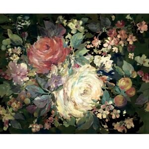 York Wallcoverings Impressionist Floral Red Wall Mural Multi-Color 122.4 In. L X 25.25 In. W X 0.03 In. D York Wallcoverings Impressionist Floral Red Wall Mural Multi-Color 122.4 In. L X 25.25 In. W X 0.03 In. D