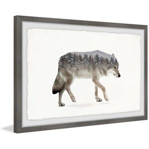 Wolf Framed Print - Art Nouveau Forest Animal Wall Decor - HomeStock Painting Multi 12 x 8 Wolf Framed Print - Art Nouveau Forest Animal Wall Decor - HomeStock Painting Multi 12 x 8