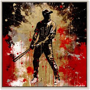 Baseball Player Splatter Inspirational Sport Poster Canvas Wall Art by Notoriart Gold 20 Baseball Player Splatter Inspirational Sport Poster Canvas Wall Art by Notoriart Gold 20