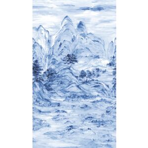 Ronald Redding Misty Mountain Blue Wall Mural Blue 134.4 In. L X 25.25 In. W X 0.03 In. D Ronald Redding Misty Mountain Blue Wall Mural Blue 134.4 In. L X 25.25 In. W X 0.03 In. D