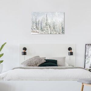 Wynwood Studio Holiday and Seasonal Wall Art Canvas Prints 'Magic Snow Trees' Winter Home Décor - Gray, White Grey 36 x 24 Wynwood Studio Holiday and Seasonal Wall Art Canvas Prints 'Magic Snow Trees' Winter Home Décor - Gray, White Grey 36 x 24