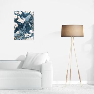 Wynwood Studio Canvas Animals Cute conure and bird within Blue and Glam Wall Art Canvas Print Blue 24 x 16 Wynwood Studio Canvas Animals Cute conure and bird within Blue and Glam Wall Art Canvas Print Blue 24 x 16