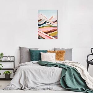 Wynwood Studio Abstract Colorful Pastel Territory Pink and Pastel Pink Modern & Contemporary Wall Art Canvas Print Pink 24 x 16 Wynwood Studio Abstract Colorful Pastel Territory Pink and Pastel Pink Modern & Contemporary Wall Art Canvas Print Pink 24 x 16