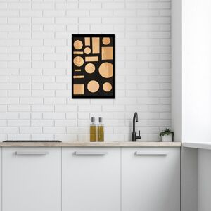 Wynwood Studio Canvas Abstract Die Cut Shapes Brown and Ochre Modern & Contemporary Wall Art Canvas Print Brown 24 x 16 Wynwood Studio Canvas Abstract Die Cut Shapes Brown and Ochre Modern & Contemporary Wall Art Canvas Print Brown 24 x 16
