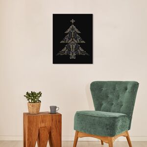 Wynwood Studio Canvas Holiday and Seasonal Pinetree and Glittter Branches Black Modern & Contemporary Wall Art Canvas Print Black 16 x 20 Wynwood Studio Canvas Holiday and Seasonal Pinetree and Glittter Branches Black Modern & Contemporary Wall Art Canvas Print Black 16 x 20