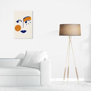 Wynwood Studio Canvas People and Portraits My Pretty Face Blue and Dark Blue Modern & Contemporary Wall Art Canvas Print Blue 24 x 16 Wynwood Studio Canvas People and Portraits My Pretty Face Blue and Dark Blue Modern & Contemporary Wall Art Canvas Print Blue 24 x 16