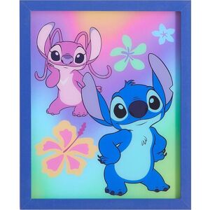 Disney Stitch Angel LED Wall Art Blue Medium Disney Stitch Angel LED Wall Art Blue Medium
