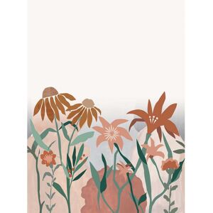 Galerie Wallcoverings Day Dreamers Collection Multi-colored Flowers 78.7-Inches Wide x 9.3-Feet High 4-Panel Wall Mural Brown 78.7-Inches Wide x 9.3-Feet High Galerie Wallcoverings Day Dreamers Collection Multi-colored Flowers 78.7-Inches Wide x 9.3-Feet High 4-Panel Wall Mural Brown 78.7-Inches Wide x 9.3-Feet High