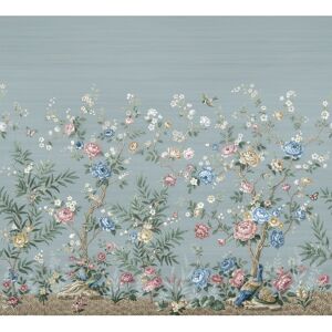 REMIX Walls by Katie Hunt Winter Chinoiserie Robin's Egg Blue Wall Mural Blue Oversized REMIX Walls by Katie Hunt Winter Chinoiserie Robin's Egg Blue Wall Mural Blue Oversized
