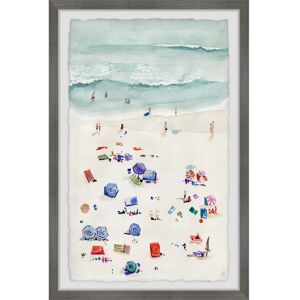 HomeStock Beach Scene Framed Painting Print - 24x36 Coastal Wall Art, Giclee Print, Ready to Hang, Certificate Included Multi 36 x 24 HomeStock Beach Scene Framed Painting Print - 24x36 Coastal Wall Art, Giclee Print, Ready to Hang, Certificate Included Multi 36 x 24