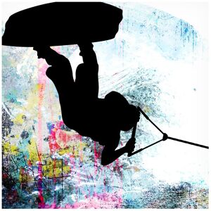 Trademark Fine Art LightBoxJournal 'Extreme Wakeboard 1' Canvas Art White 24 x 24 Trademark Fine Art LightBoxJournal 'Extreme Wakeboard 1' Canvas Art White 24 x 24