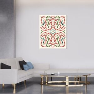 Wynwood Studio Canvas Holiday and Seasonal Candy Canes Artwork Glitter Red Modern & Contemporary Wall Art Canvas Print Red 30 x 36 Wynwood Studio Canvas Holiday and Seasonal Candy Canes Artwork Glitter Red Modern & Contemporary Wall Art Canvas Print Red 30 x 36