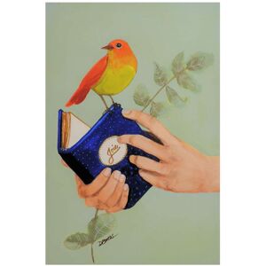 Trademark Fine Art Sylvie Demers 'Livre De Joie' Canvas Art Green 30 x 47 Trademark Fine Art Sylvie Demers 'Livre De Joie' Canvas Art Green 30 x 47