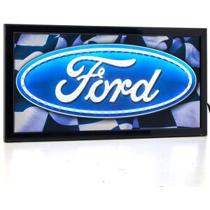 American Art Decor Ford Marquee LED Signs Man Cave Wall Decor White Medium American Art Decor Ford Marquee LED Signs Man Cave Wall Decor White Medium