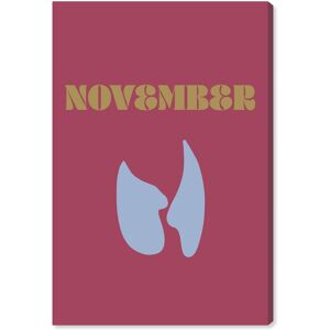 Wynwood Studio Canvas Typography and Quotes November Simple Nature Purple Modern & Contemporary Wall Art Canvas Print Purple 36 x 24 Wynwood Studio Canvas Typography and Quotes November Simple Nature Purple Modern & Contemporary Wall Art Canvas Print Purple 36 x 24
