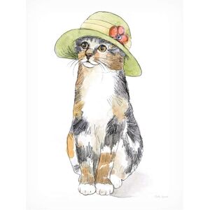 Trademark Fine Art Beth Grove 'Fancy Cats III' Canvas Art White 24 x 32 Trademark Fine Art Beth Grove 'Fancy Cats III' Canvas Art White 24 x 32