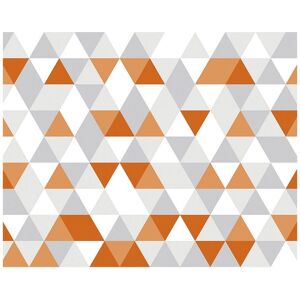 OhPopsi Bright Orange Geometric Wall Mural Multi Oversized OhPopsi Bright Orange Geometric Wall Mural Multi Oversized