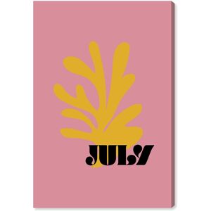 Wynwood Studio Canvas Floral and Botanical July Simple Nature Pink and Modern & Contemporary Wall Art Canvas Print Pink 36 x 24 Wynwood Studio Canvas Floral and Botanical July Simple Nature Pink and Modern & Contemporary Wall Art Canvas Print Pink 36 x 24