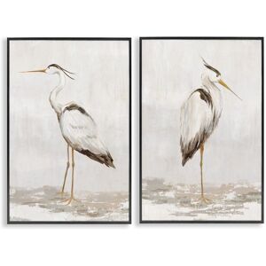 Stupell Serene Heron Birds Framed Giclee Art Design By Hannah Dawson (Set of 2) Beige 20 x 30 Stupell Serene Heron Birds Framed Giclee Art Design By Hannah Dawson (Set of 2) Beige 20 x 30