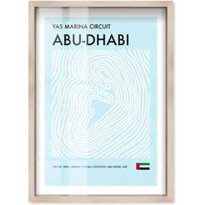 Notori Art Abu-Dhabi Circuit Formula 1 Posters Shadowbox Print by Notoriart Blue 17 Notori Art Abu-Dhabi Circuit Formula 1 Posters Shadowbox Print by Notoriart Blue 17