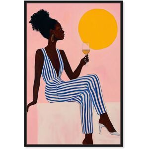 Vino in the Light Canvas Retro Poster Art by Art Remedy Yellow 16 Vino in the Light Canvas Retro Poster Art by Art Remedy Yellow 16