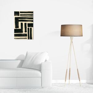 Wynwood Studio Canvas Abstract First Floor Black and Vanilla Modern & Contemporary Wall Art Canvas Print Black 24 x 16 Wynwood Studio Canvas Abstract First Floor Black and Vanilla Modern & Contemporary Wall Art Canvas Print Black 24 x 16