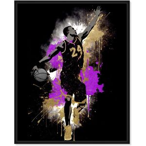 Basketball Player Splatter Jersey Inspirational Sport Poster Canvas Wall Art by Notoriart Purple 16 Basketball Player Splatter Jersey Inspirational Sport Poster Canvas Wall Art by Notoriart Purple 16