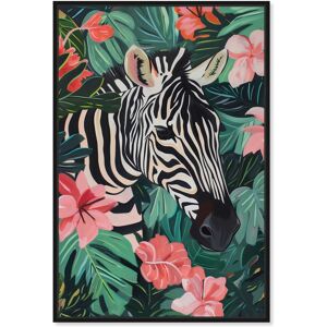 Zebra Hidden In Tropics Tropical Jungle Animals Canvas Wall Art by Art Remedy Green 24 Zebra Hidden In Tropics Tropical Jungle Animals Canvas Wall Art by Art Remedy Green 24