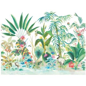 York Wallcoverings Tropical Panoramic White Wall Mural White 108.0 In. L X 25.25 In. W X 0.03 In. D York Wallcoverings Tropical Panoramic White Wall Mural White 108.0 In. L X 25.25 In. W X 0.03 In. D