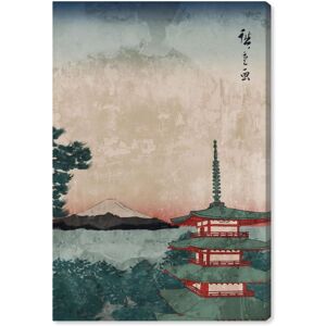 Mount Fuji Poster Canvas Retro Japanese Art Prints by Art Remedy, Gallery Wrapped Blue 10 Mount Fuji Poster Canvas Retro Japanese Art Prints by Art Remedy, Gallery Wrapped Blue 10