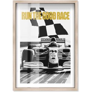 Notori Art Run the good race Formula 1 Posters Shadowbox Print by Notoriart Black 17 Notori Art Run the good race Formula 1 Posters Shadowbox Print by Notoriart Black 17