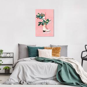 Wynwood Studio Canvas Holiday and Seasonal Sweet Ice Skater Pink Modern & Contemporary Wall Art Canvas Print Pink 16 x 24 Wynwood Studio Canvas Holiday and Seasonal Sweet Ice Skater Pink Modern & Contemporary Wall Art Canvas Print Pink 16 x 24