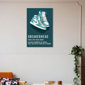 Wynwood Studio Fashion and Glam Aqua Sneakerhead Blue and Teal Modern & Contemporary Wall Art Canvas Print Blue 30 x 20 Wynwood Studio Fashion and Glam Aqua Sneakerhead Blue and Teal Modern & Contemporary Wall Art Canvas Print Blue 30 x 20