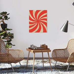 Wynwood Studio Canvas Abstract Retro Glam Candy Cane Red Glam Wall Art Canvas Print Red 16 x 20 Wynwood Studio Canvas Abstract Retro Glam Candy Cane Red Glam Wall Art Canvas Print Red 16 x 20
