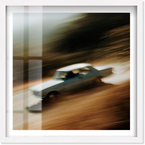 Motion Blur Classic II Cars Art Shadowbox Print by Notoriart Blue 12 Motion Blur Classic II Cars Art Shadowbox Print by Notoriart Blue 12
