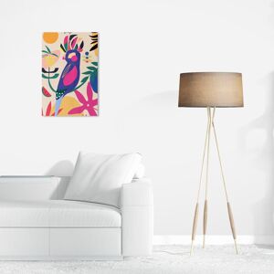 Wynwood Studio Canvas Animals Colourful Parrot Blue and Hot Pink Tropical Wall Art Canvas Print Blue 24 x 16 Wynwood Studio Canvas Animals Colourful Parrot Blue and Hot Pink Tropical Wall Art Canvas Print Blue 24 x 16