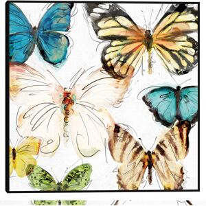 Masterpiece Art Gallery Les Papillons II By Studio Arts Canvas Art Print Multi 42x42 Masterpiece Art Gallery Les Papillons II By Studio Arts Canvas Art Print Multi 42x42