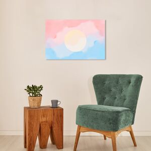 Wynwood Studio Canvas Abstract Pastel sun Blue and Light Blue Mid-Century Modern Wall Art Canvas Print Blue 16 x 24 Wynwood Studio Canvas Abstract Pastel sun Blue and Light Blue Mid-Century Modern Wall Art Canvas Print Blue 16 x 24