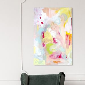 Wynwood Studio Abstract Flowers at Sunset Pink and Modern & Contemporary Wall Art Canvas Print Pink 45 x 30 Wynwood Studio Abstract Flowers at Sunset Pink and Modern & Contemporary Wall Art Canvas Print Pink 45 x 30
