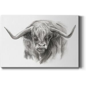 Wexford Home Soft Focus Highland Cattle II Premium Gallery Wrapped Canvas - Ready to Hang Multi 12X18 Wexford Home Soft Focus Highland Cattle II Premium Gallery Wrapped Canvas - Ready to Hang Multi 12X18