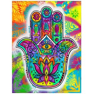 Trademark Fine Art Dean Russo 'Hamsa 2' Canvas Art White 35 x 47 Trademark Fine Art Dean Russo 'Hamsa 2' Canvas Art White 35 x 47