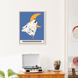 Wynwood Studio Canvas Animals Warning Owooo Blue Modern & Contemporary Wall Art Canvas Print Blue 20 x 24 Wynwood Studio Canvas Animals Warning Owooo Blue Modern & Contemporary Wall Art Canvas Print Blue 20 x 24