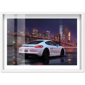 City Nights Glowing Cars Art Shadowbox Print by Notoriart White 36 City Nights Glowing Cars Art Shadowbox Print by Notoriart White 36
