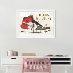 Wynwood Studio Prints Sports and Teams No Glory Sneaker White and Cream White Modern & Contemporary Wall Art Canvas Print White Small Wynwood Studio Prints Sports and Teams No Glory Sneaker White and Cream White Modern & Contemporary Wall Art Canvas Print White Small