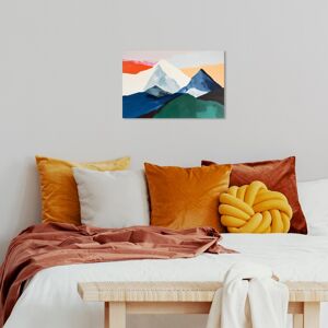 Wynwood Studio Abstract Main Colors Mountains Blue and Modern & Contemporary Wall Art Canvas Print Blue 16 x 24 Wynwood Studio Abstract Main Colors Mountains Blue and Modern & Contemporary Wall Art Canvas Print Blue 16 x 24