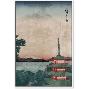 Mount Fuji Poster Canvas Retro Japanese Art Prints by Art Remedy Blue 10 Mount Fuji Poster Canvas Retro Japanese Art Prints by Art Remedy Blue 10