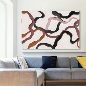 Wynwood Studio Abstract Paths of Life I Red and Dark Red Modern & Contemporary Wall Art Canvas Print Red 36 x 54 Wynwood Studio Abstract Paths of Life I Red and Dark Red Modern & Contemporary Wall Art Canvas Print Red 36 x 54