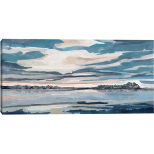 Masterpiece Art Gallery Lake Hues by Studio Arts Canvas Art Print - Blue 24 x 48 Masterpiece Art Gallery Lake Hues by Studio Arts Canvas Art Print - Blue 24 x 48